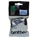 Brother MK Non Laminated Tape Black on Blue 9mm